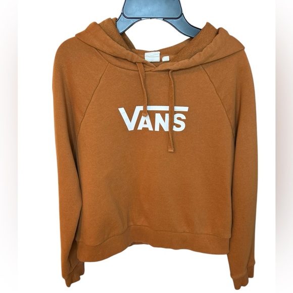Vans Tops - Vans Flying V Boxy Crop Hoodie Orange Size XS